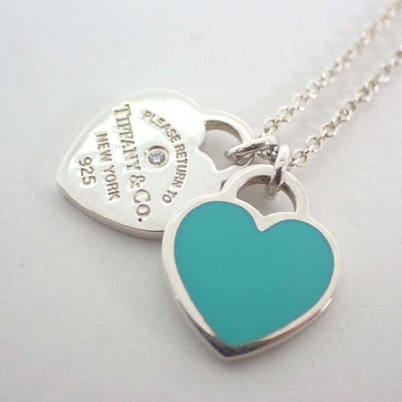 TIFFANY Authentic Silver Heart Necklace - Picture 6 of 10